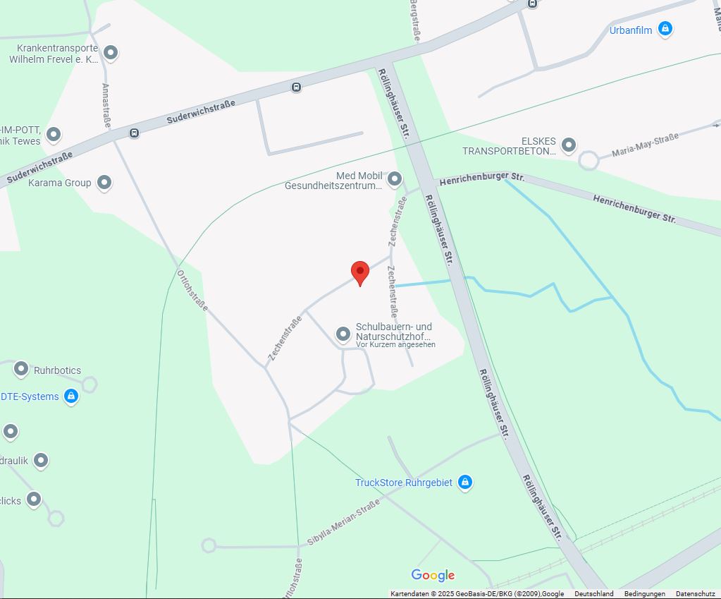 Anfahrt zum Schulbauern- und Naturschutzhof Recklinghausen e.V. mit Google Maps planen